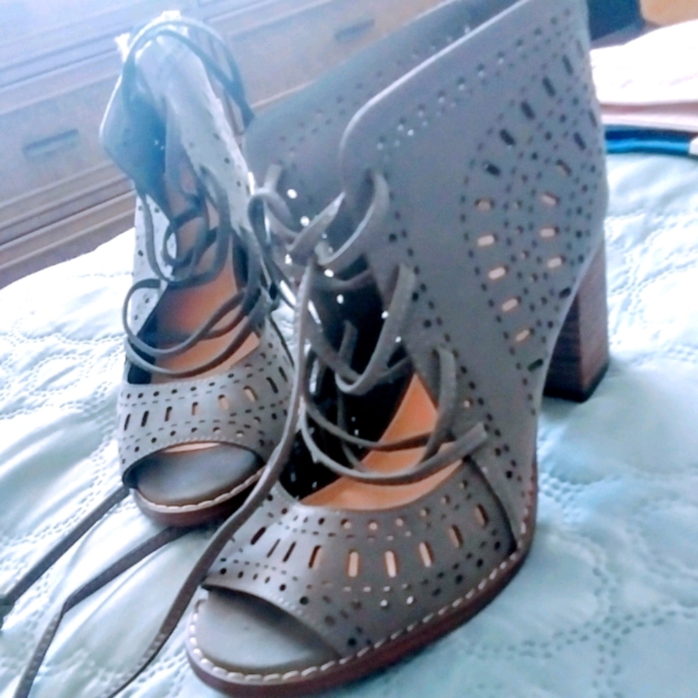 Lace up bootie sandals